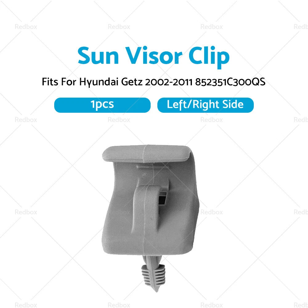 Sun Visor Clip Set for Hyundai Getz Sonata (2002–2024) Grey