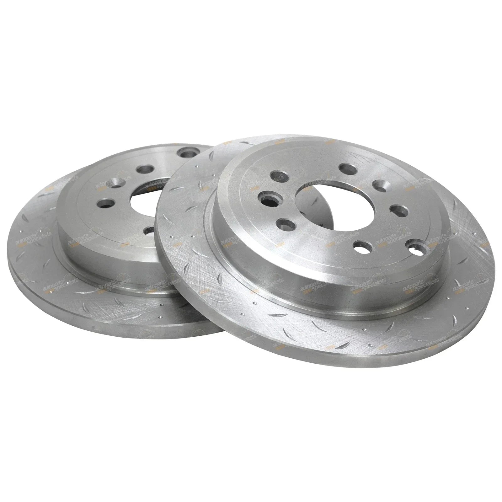 Rear Slotted + Drilled Brake Rotors + Pads Falcon BA BF (2002-2012)