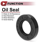 Set of 5 Rotary Shaft Oil Seals 28x52x10mm Nitrile Rubber 672668828533