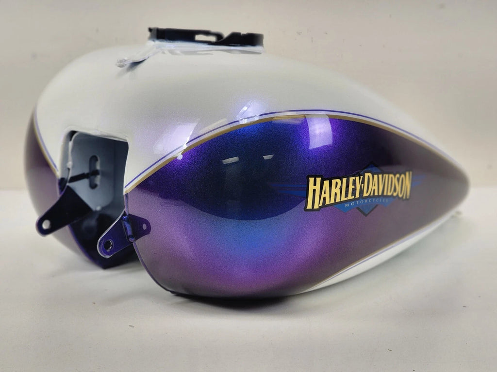 Gas Fuel Tank for Harley Electra Glide (2010) 61356-10DBW White Ice Black Pearl