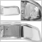 Chrome Clear Headlight Bumper Lamps for C10 Pickup Blazer (1998–2004)
