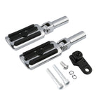 Chrome Rear Passenger Foot Pegs for Harley Softail Slim (2012–2017)