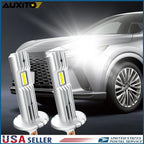 2X AUXITO H1 LED Headlight Kit Bulbs High Low Beam 6500K Combo for