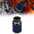 Universal Air Filter 28mm-48mm for Honda & Yamaha - Blue/Black