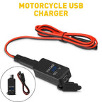 Dual USB Motorcycle Charger for Motorbike (Universal Fit)