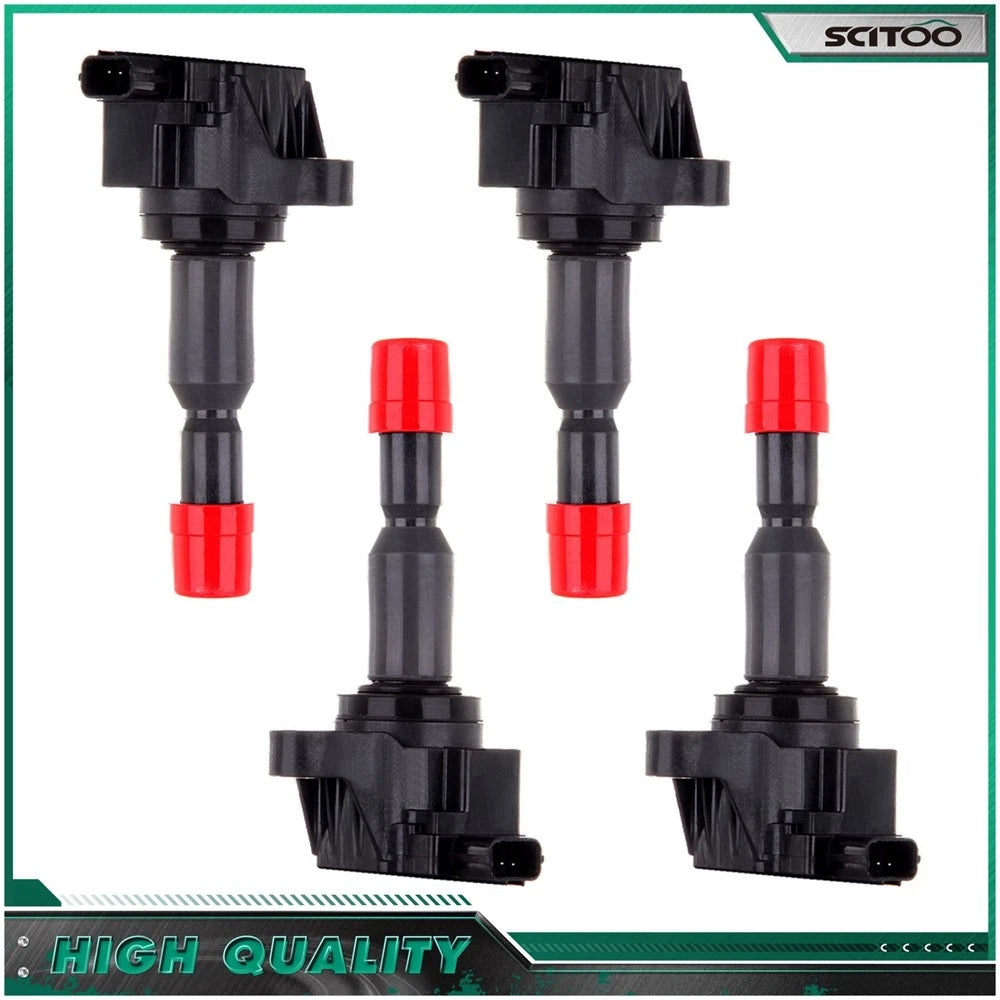 Set of 4 Ignition Coils for Honda Fit (2007–2008) UF581 5C1635
