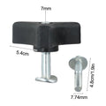 Set of 2 Triangle Bolt Screws for Standard Lawn Mowers