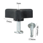 Set of 2 Triangle Bolt Screws for Standard Lawn Mowers