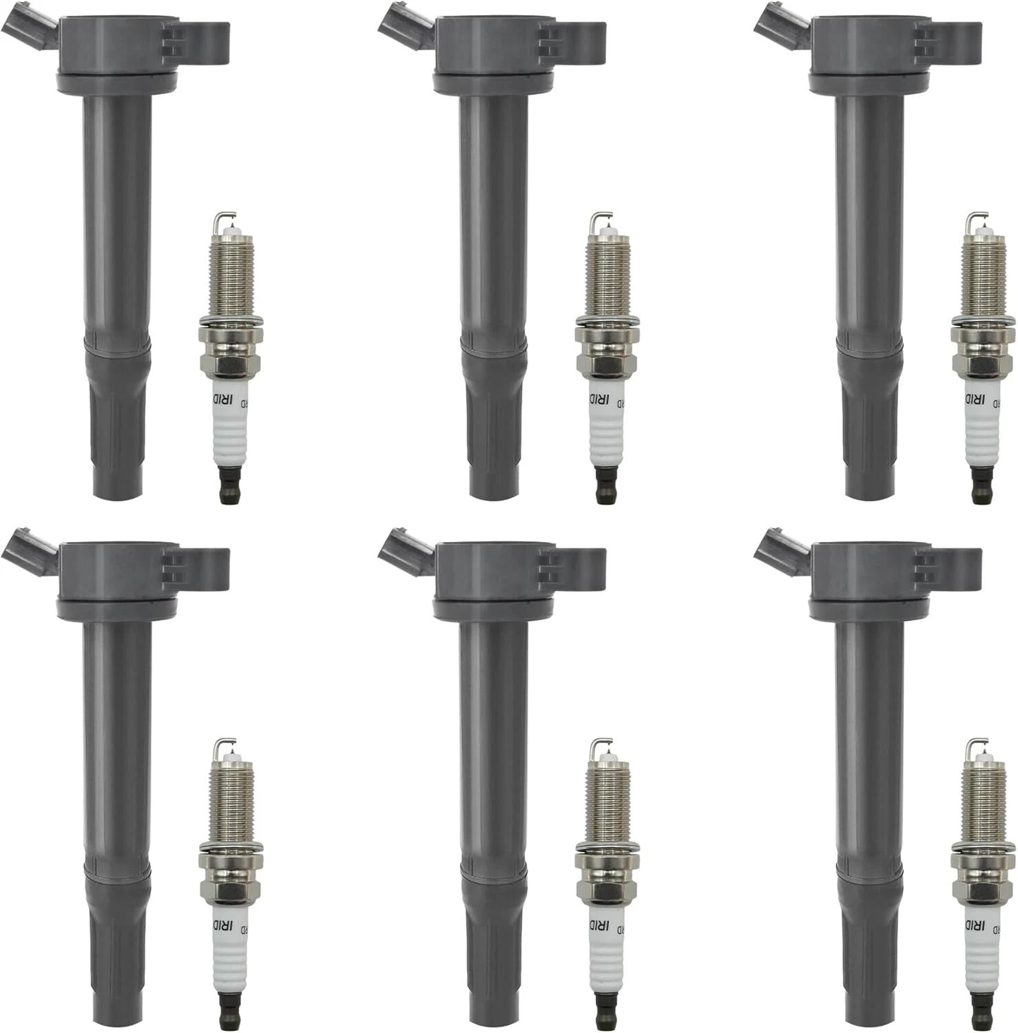 Ignition Coil and Spark Plug Kit for Toyota Camry Avalon RAV4 Sienna (UF487)