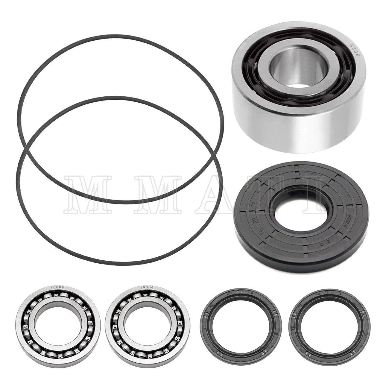 Front Differential Gear Case Bearings Seals for Polaris Ranger XP 900 (2013–2019)