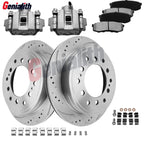 Rear Drilled Brake Rotor Pads Caliper for Toyota FJ Cruiser (2007–2009)
