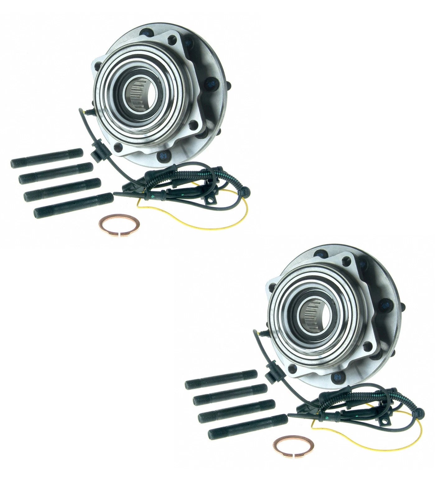 Set of 2 Moog Front Wheel Bearing Hub Assemblies for Ford F-250 F-350 SD (2005–2016)