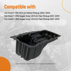 Steel Engine Oil Pan for Ford E-350 E-450 Super Duty V8 2017-2019