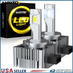 2X D1C/D1R/D1S 6000K White LED Headlight Bulbs for HID Xenon