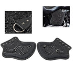 2X Leather Heat Saddle Shield Deflector for Harley Models (Universal)