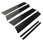 Set of 6 B Pillar Post Cover Trim for Alfa Romeo Giulia (2017–2021)