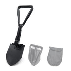 Tri-Fold Shovel for Military Camping Survival Scouting (Black)