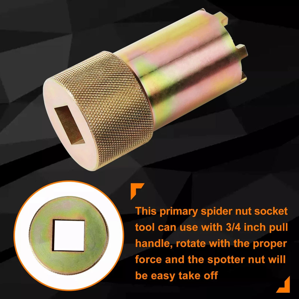 Clutch Spider Nut Tool for Polaris RZR Turbo, Ranger, P-90, P-80