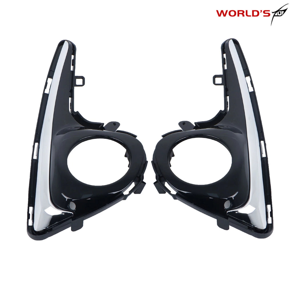 Set of 2 Chrome Fog Lights for Toyota Yaris Hatchback (2018–2020)