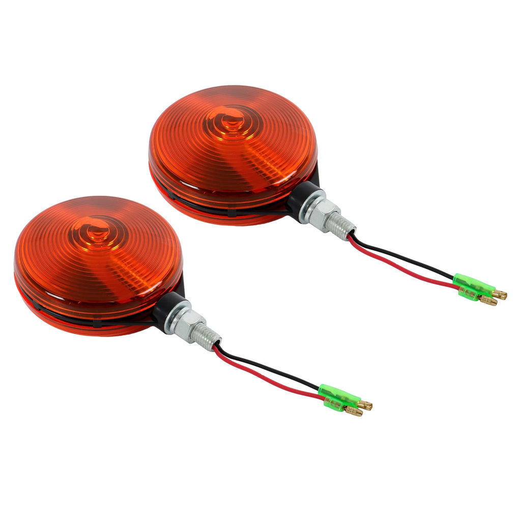 2X Amber Hazard Light for Kubota B L M Series Tractors