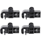 Set of 4 Bimini Top Latch Black Plastic Connector Bracket #002957
