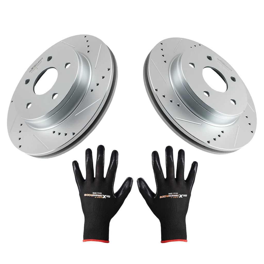 Drilled & Slotted Disc Brake Rotors for Dodge Ram 1500 (2002–2010)