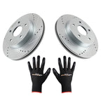 Drilled & Slotted Disc Brake Rotors for Dodge Ram 1500 (2002–2010)