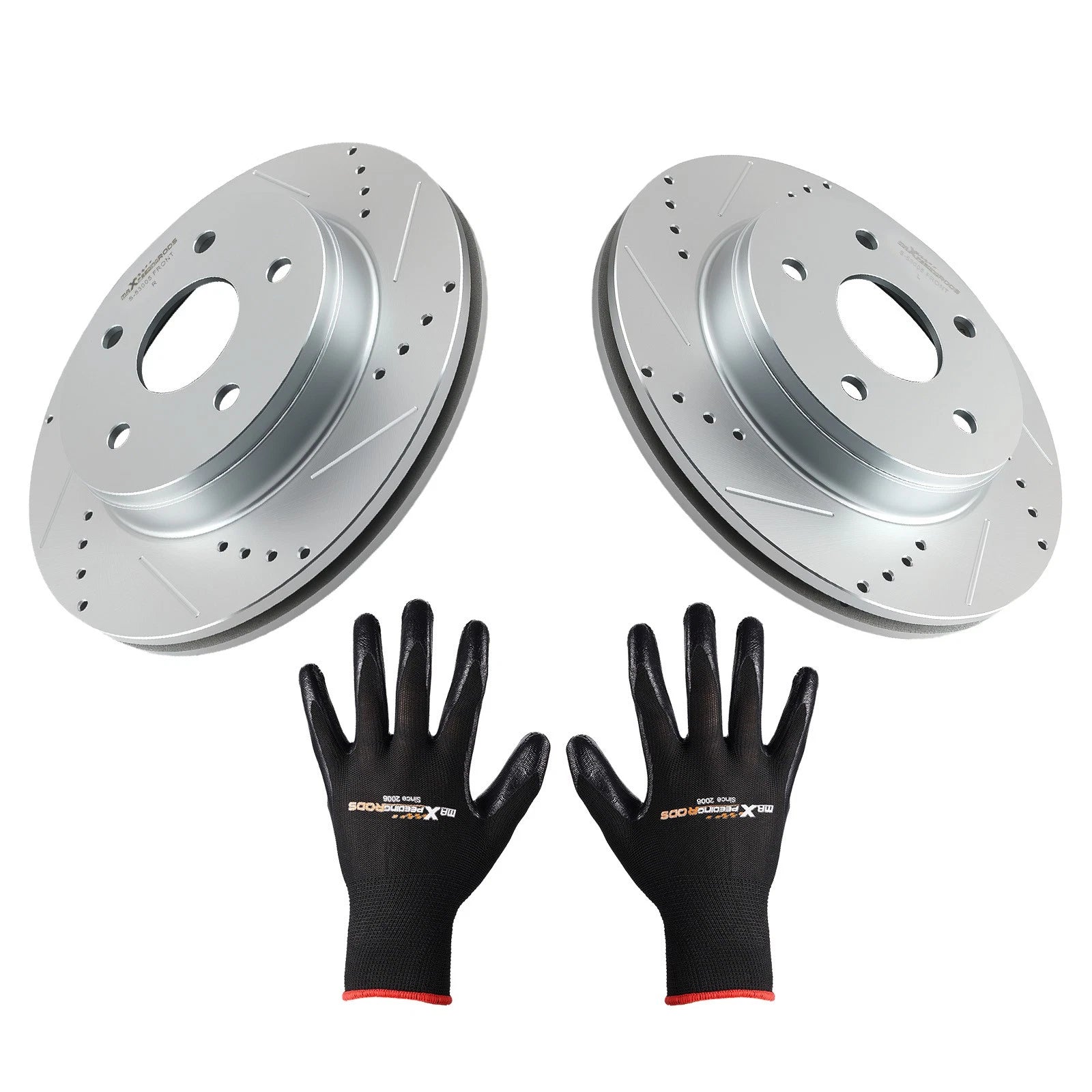 Drilled & Slotted Disc Brake Rotors for Dodge Ram 1500 (2002–2010)