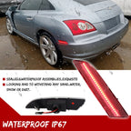 2X LED Clear Lens Rear Side Marker Lights for Chrysler Crossfire (2004–2008)