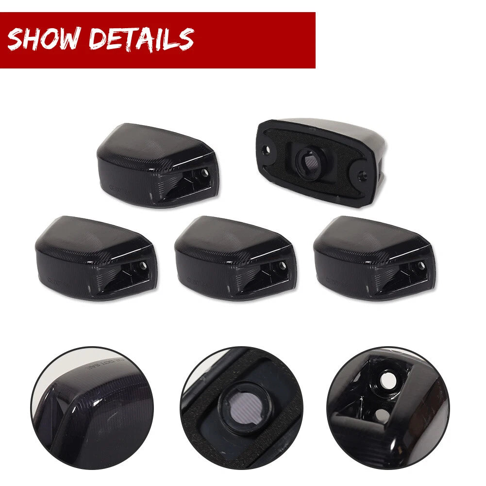 Smoked Rear Cab Roof Running Lights for Dodge RAM Promaster 1500 2500 3500