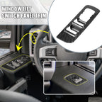 Set of 4 Window Lift Switch Panel Trim Covers for Ford F150 (2015–2018)