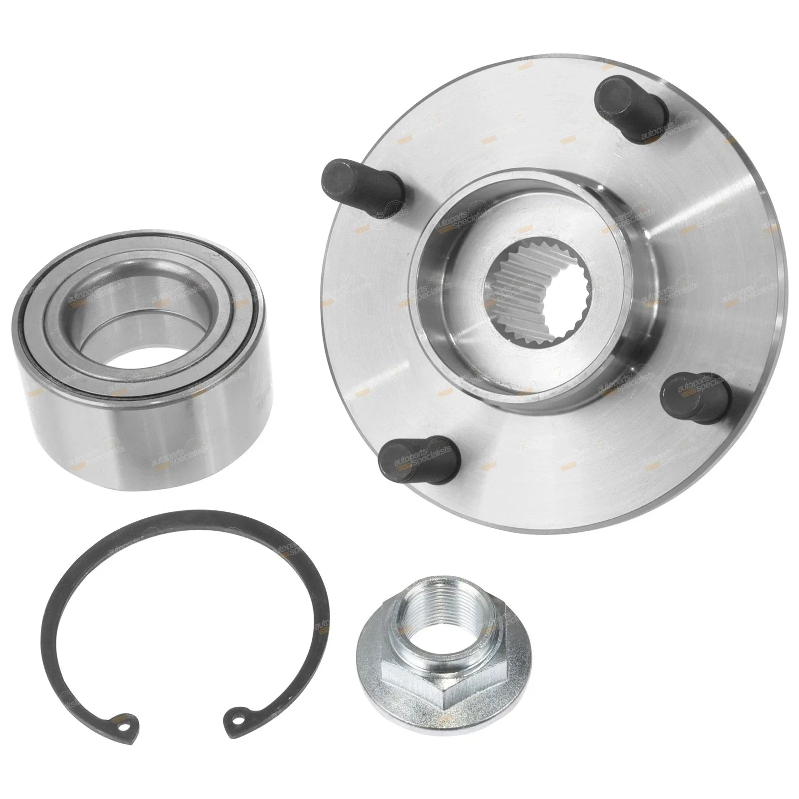 Front Wheel Bearing Hub Assembly for Ford Focus (2002-2005) ABS Hatchback