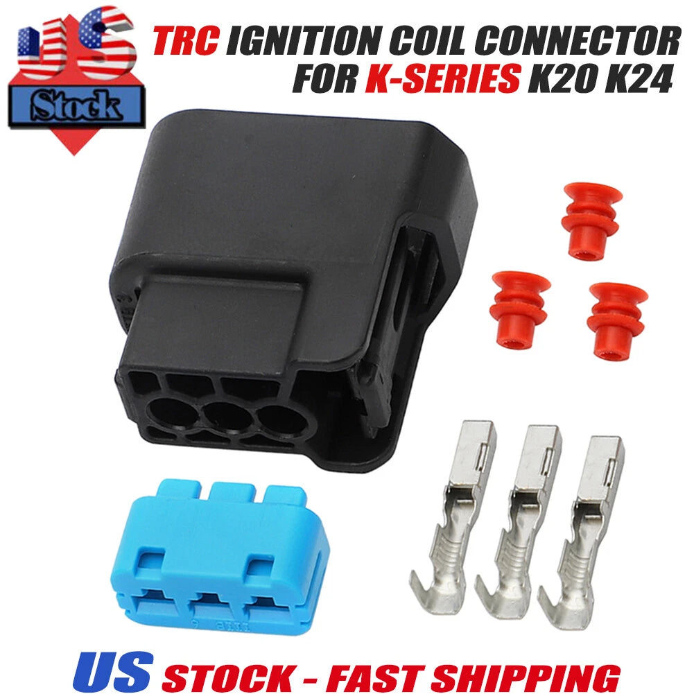 Ignition Coil Pack Connector Plug Housing for Acura Honda Accord Civic (K20 K24)