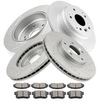 Drilled Rotors and Ceramic Brake Pads for Acura TL (2004–2008)