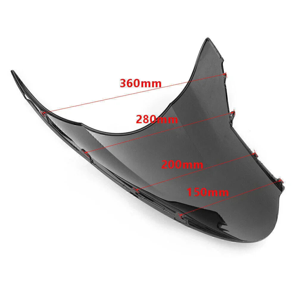Moto Black Windshield for Honda VFR800 (2002-2012)