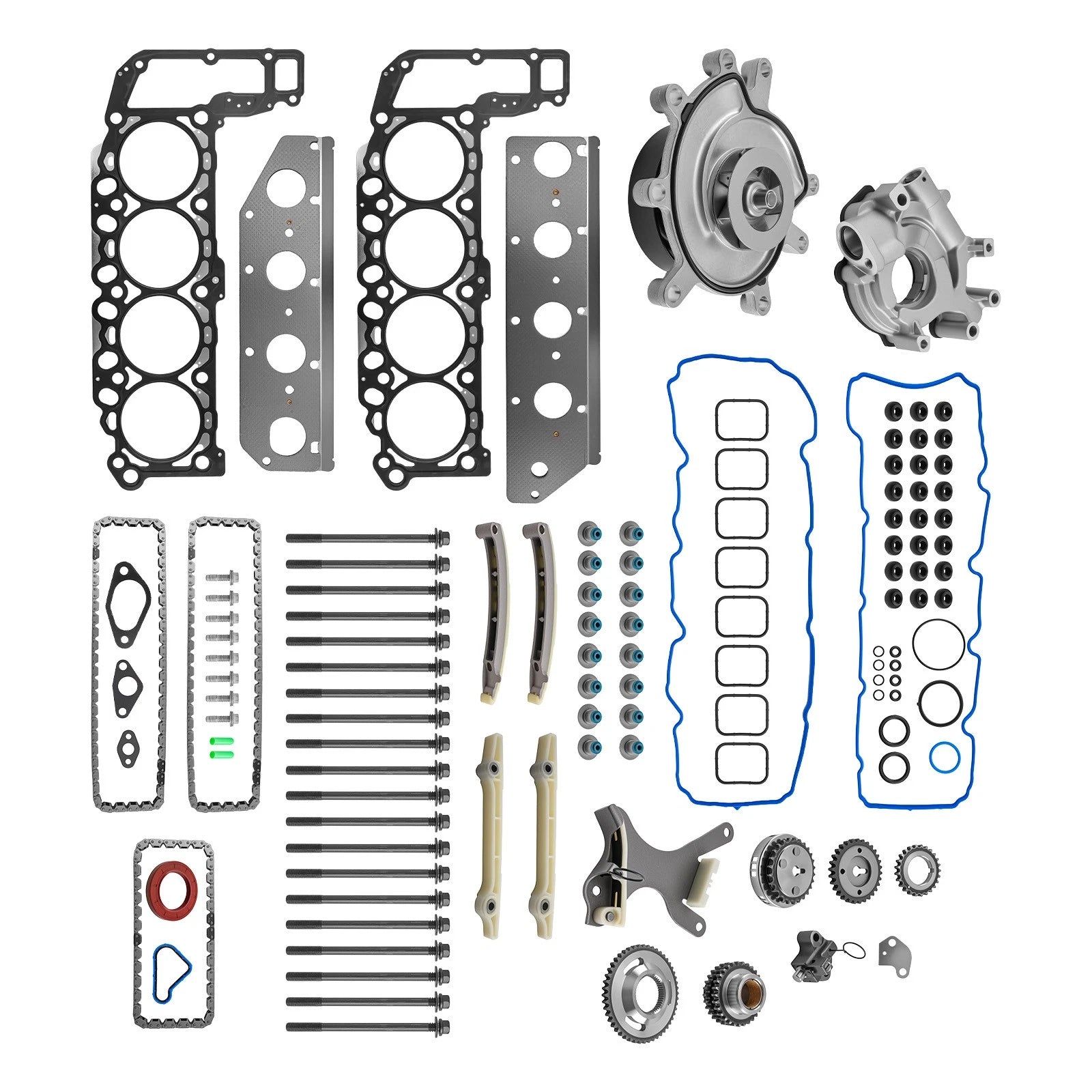 Engine Timing Kit w/ Oil Pump & Head Gasket Set for Jeep Grand Cherokee (1999–2004)
