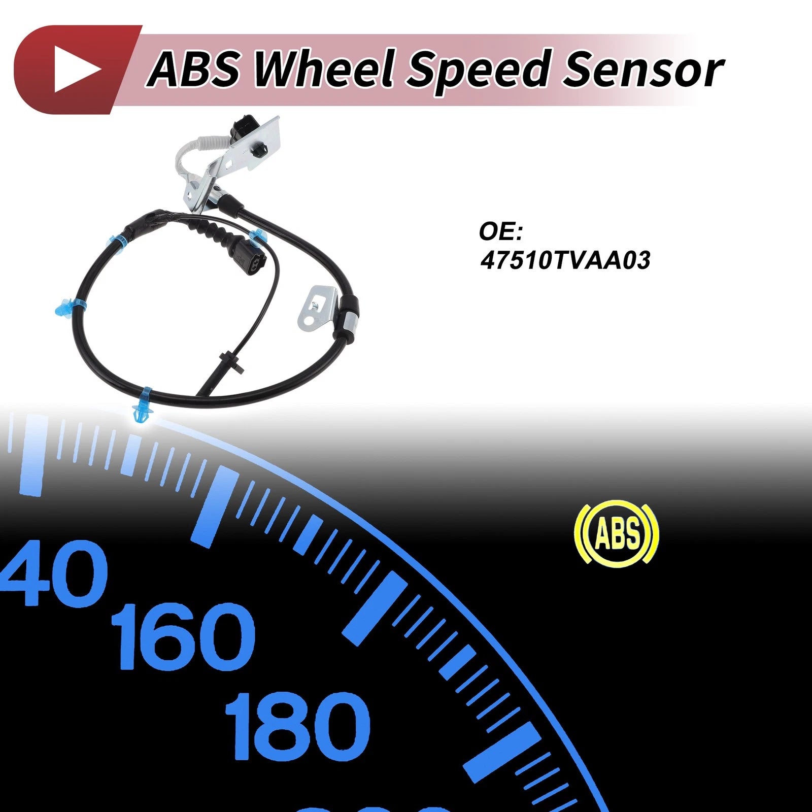 ABS Wheel Speed Sensor No. 47510TVAA03 for Honda Accord (2018–2021)
