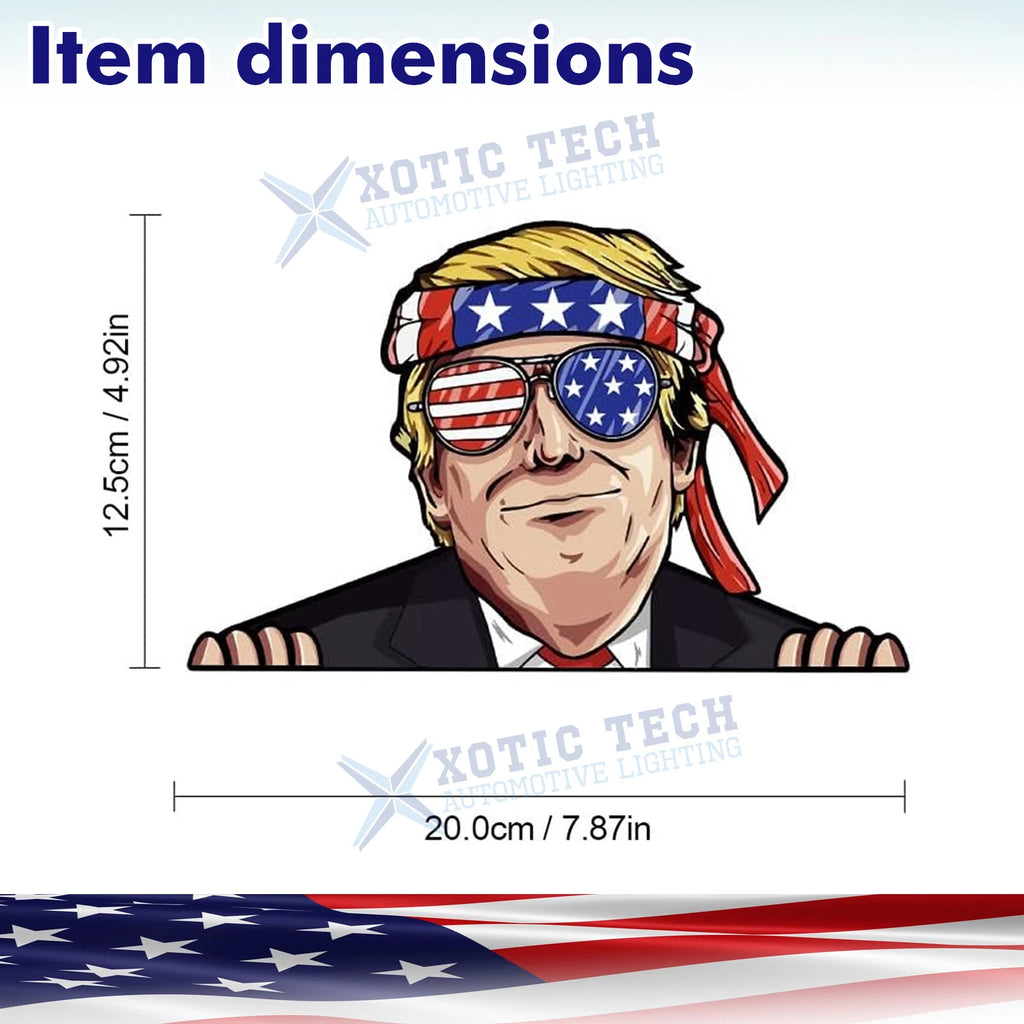 Donald Trump President Campaign Stickers for Car Bumper (2016-2020)