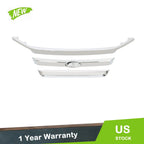 Set of 3 Chrome Grille Molding Trim for Ford Fusion (2010–2012)