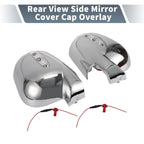 Pair Rearview Mirror Cover Overlay Chrome for Mercedes-Benz M Class (1998–2005)