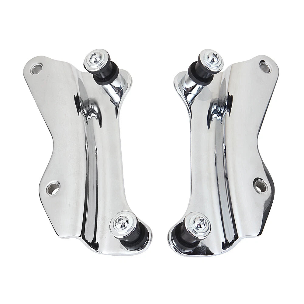 2X Mounting Rack Luggage Bracket w/Docking Kit for Harley Touring (2014–2024)