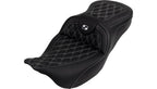Saddlemen Roadsofa Seat Backrest for Harley Touring (2008–2023) White Lattice Stitch