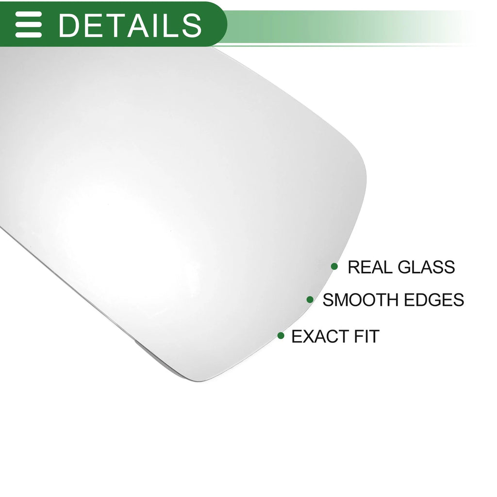 Heated Mirror Glass for Audi A3 A4 A6 A8 Q3 A5 (2000–2023)