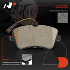 Set of 4 Front Ceramic Brake Pads for Mercedes-Benz W203 C230 C320 C350 (2000–2007)