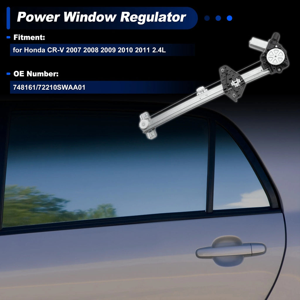 Front Right Power Window Regulator with Motor for Honda CR-V (2007–2011) No.748161