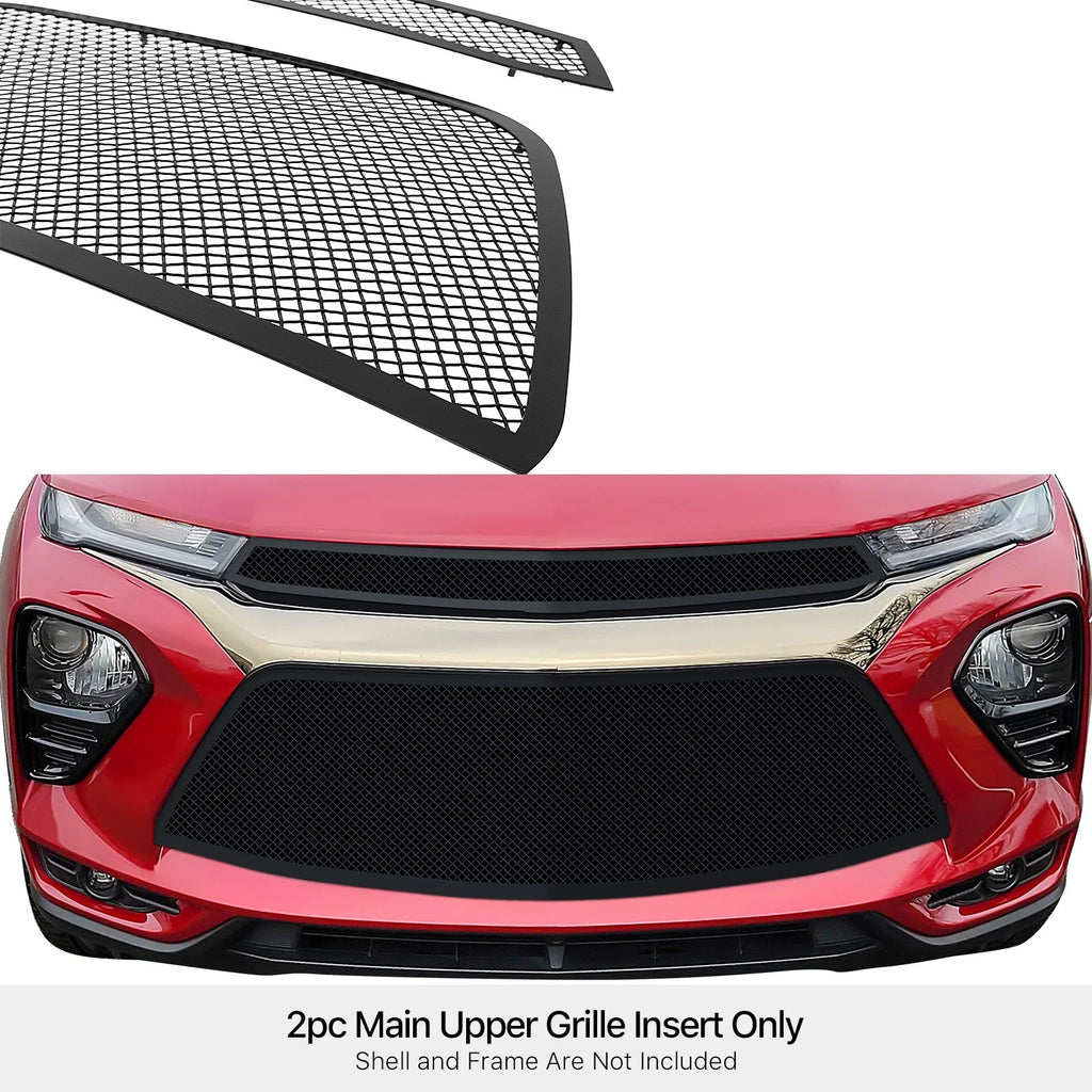Stainless Black Mesh Grille Insert for Chevy Trailblazer RS (2021-2023)
