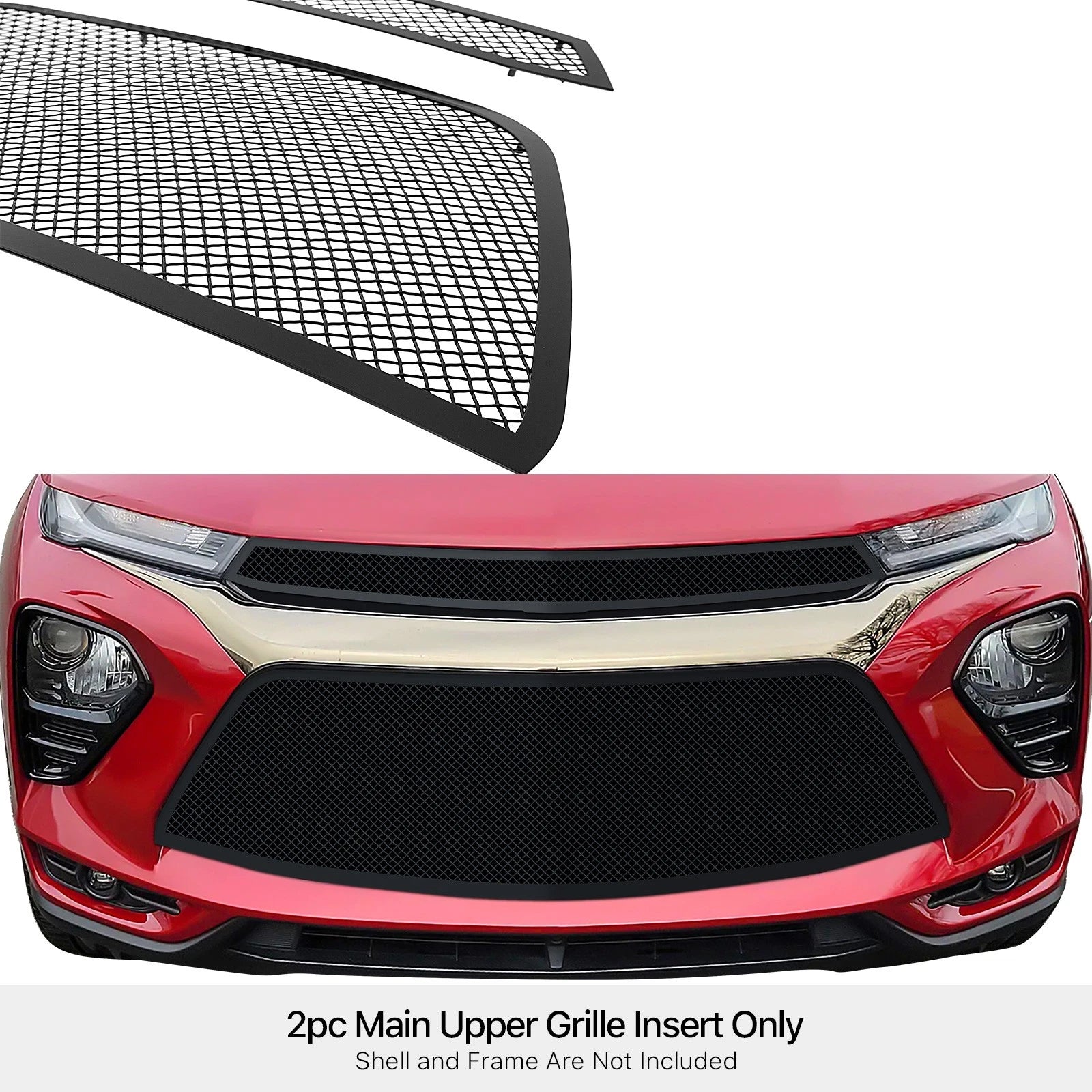 Stainless Black Mesh Grille Insert for Chevy Trailblazer RS (2021-2023)