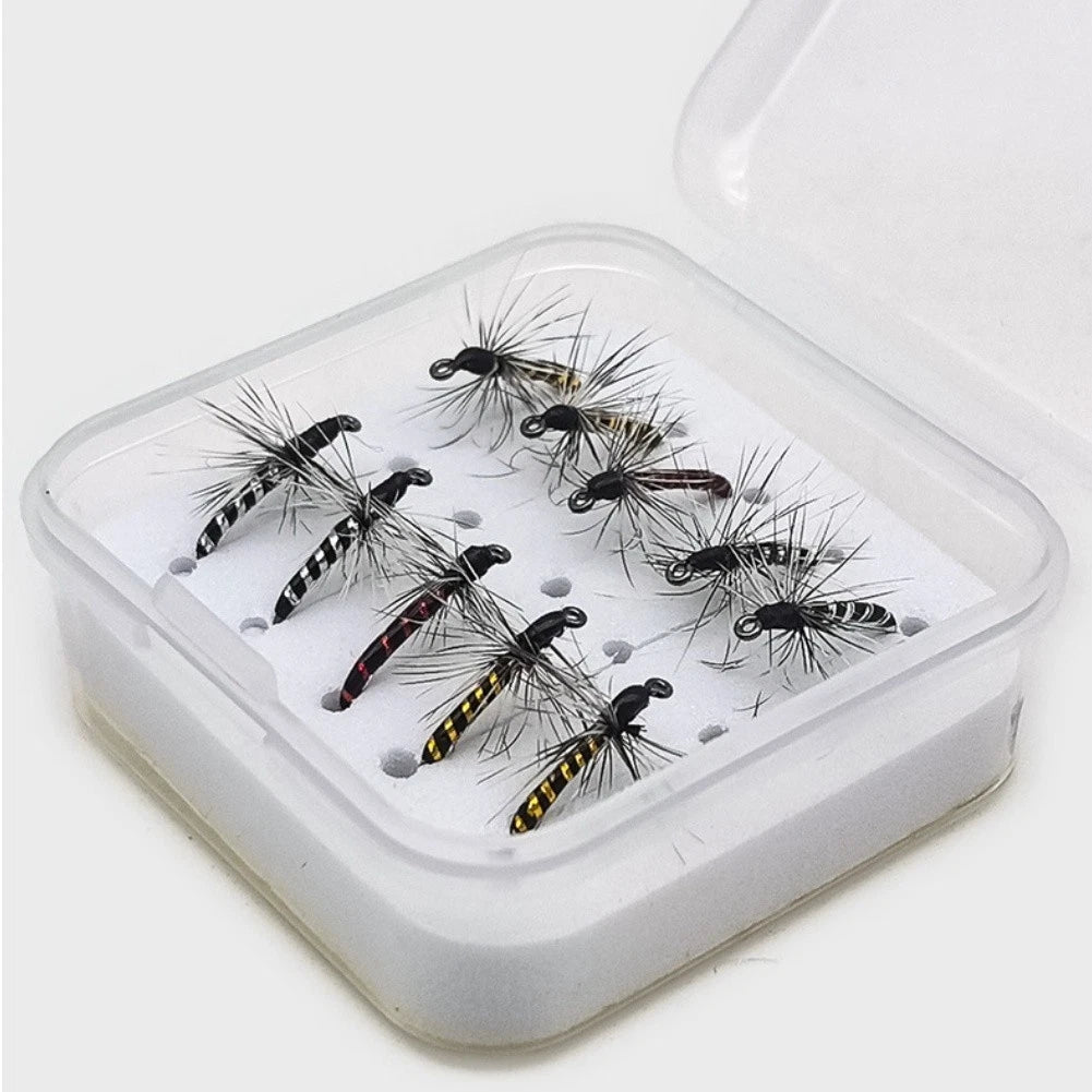 10pcs Chironomid Fly Lures for Trout and Whitefish (Midge Imitation)