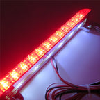 Chrome License Plate Frame with 6" LED for Honda/Suzuki/Yamaha/Kawasaki/Harley