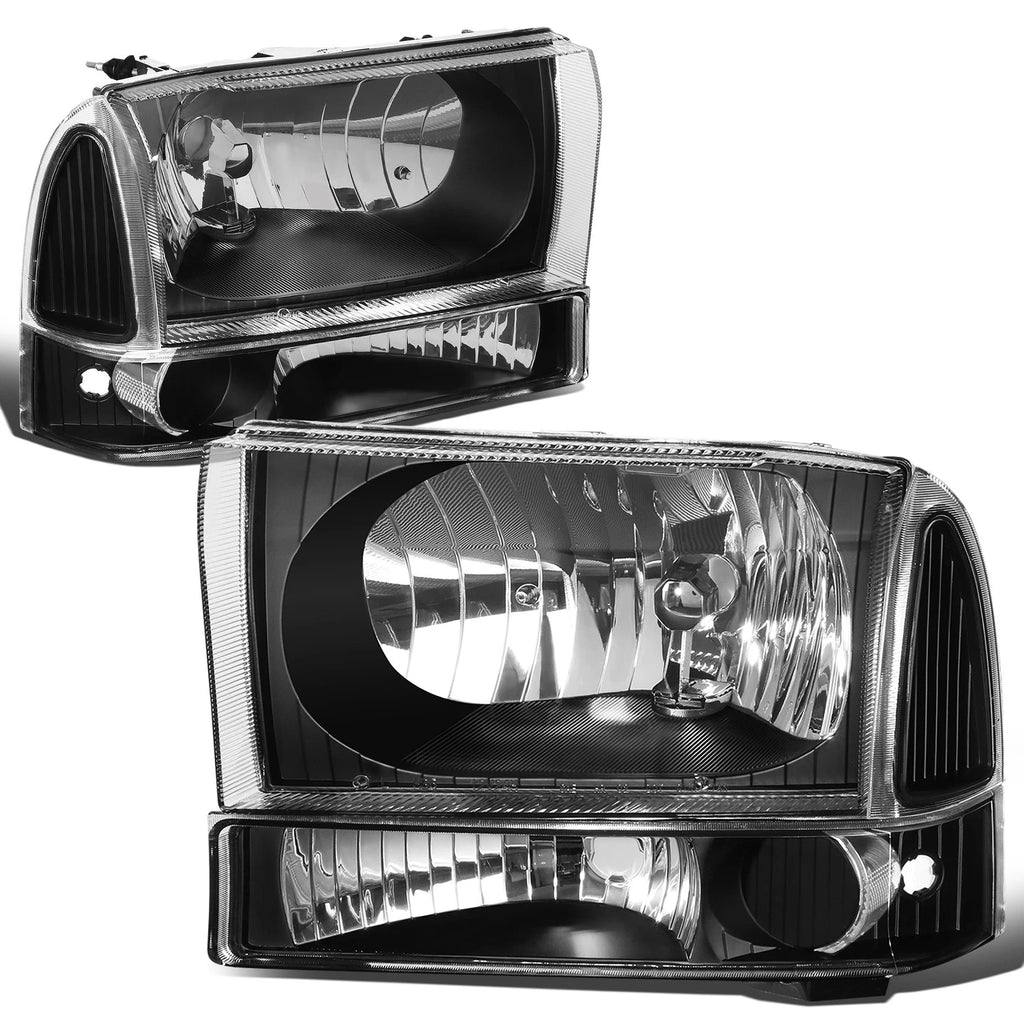 Headlight and Turn Signal Lamp Set + Smoked Fog Light for Super Duty (1999–2004)